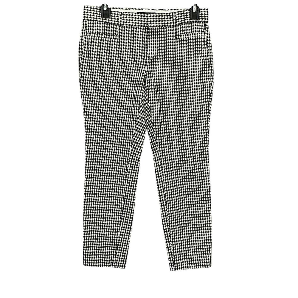 Express Sloan Gingham Checkered Cropped Pants Women’s Size 2 Petite Chic